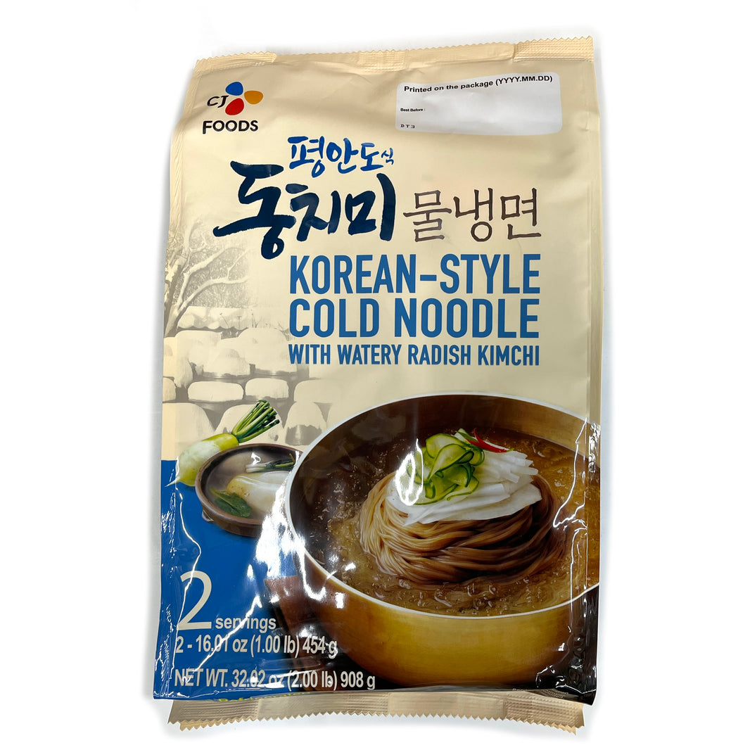 [CJ] Korean Style Cold Noodle w. Watery Radish Kimchi / CJ 평안도식 동치미 냉면 (908g)