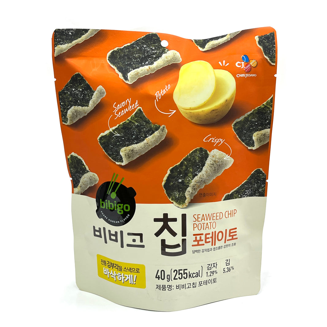 [Bibigo] Seaweed Chip Potato / 비비고 칩 포테이토 김부각 칩 (40g)