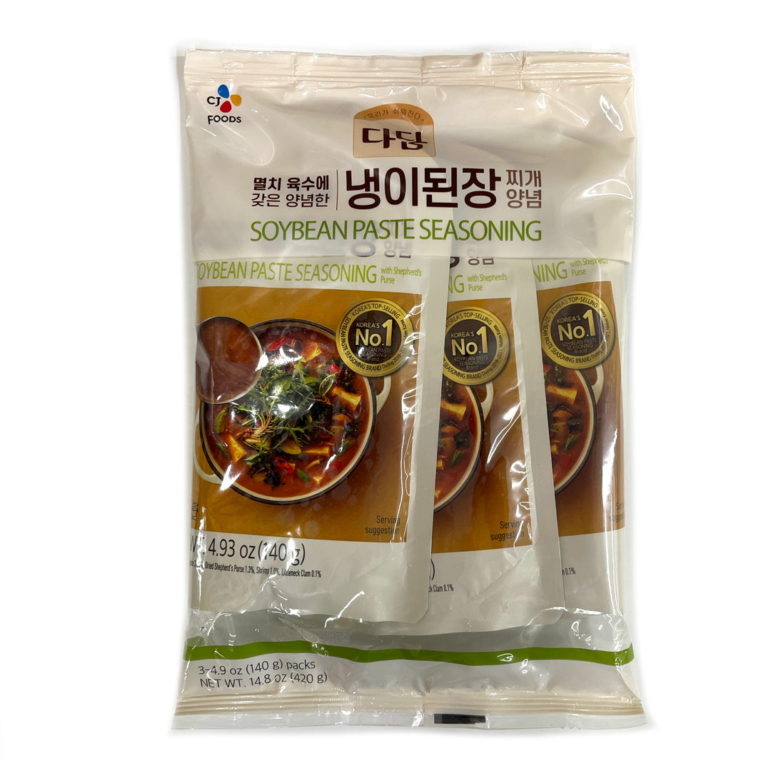 백설 다담 냉이 된장 양념 3팩 (140g x3)