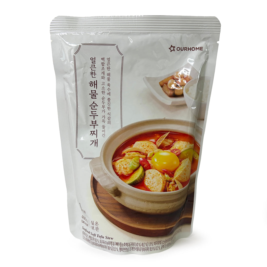 아워홈 얼큰한 해물 순두부찌개 (400g)