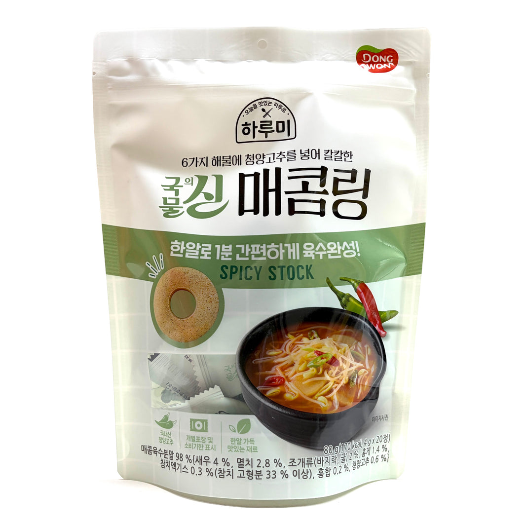 동원 하루미 국물의 신 매콤 링 (80g)