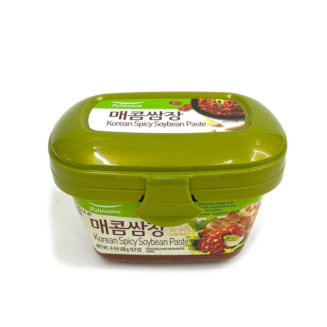 [Pulmuone] Seasoned Soybean Paste Ssamjang - Spicy / 풀무원 매콤 쌈장 (450g)