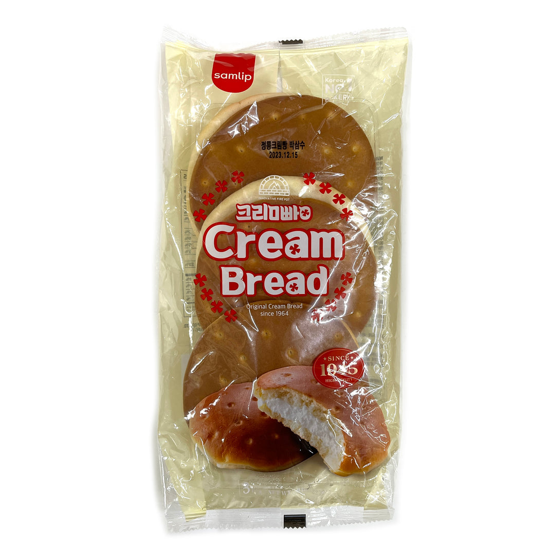 [Samlip] Cream Bread Original Cream Bread Since 1964 / 삼립 크림빵 (325g / 3pcs)