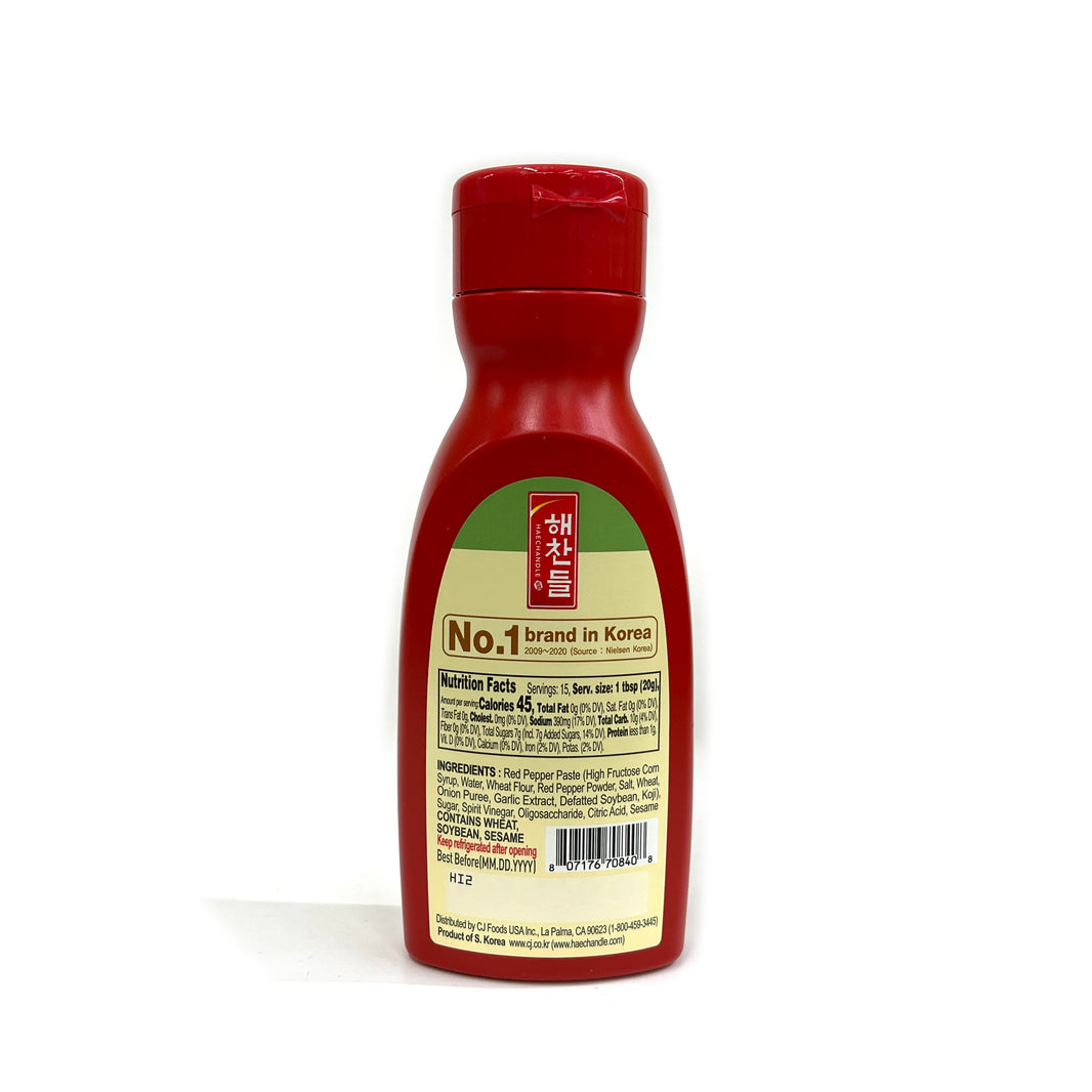 [CJ] Red Pepper Sauce w. Vinegar Red Paste / CJ 해찬들 새콤달콤 초고추장 (300g)