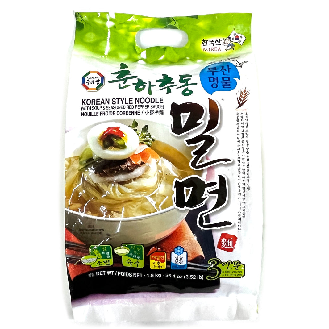 [Surasang] Korean Style Noodle w. Soup & Seasoned Red Pepper Sauce / 수라상 춘하추동 밀면 부산명물 (56oz /3인분)