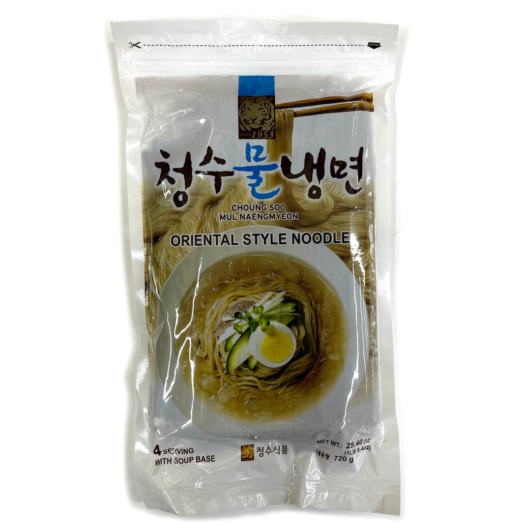 [Chungsoo] Cold Noodle w. broth  / 청수 물 냉면 4인분 (720g)