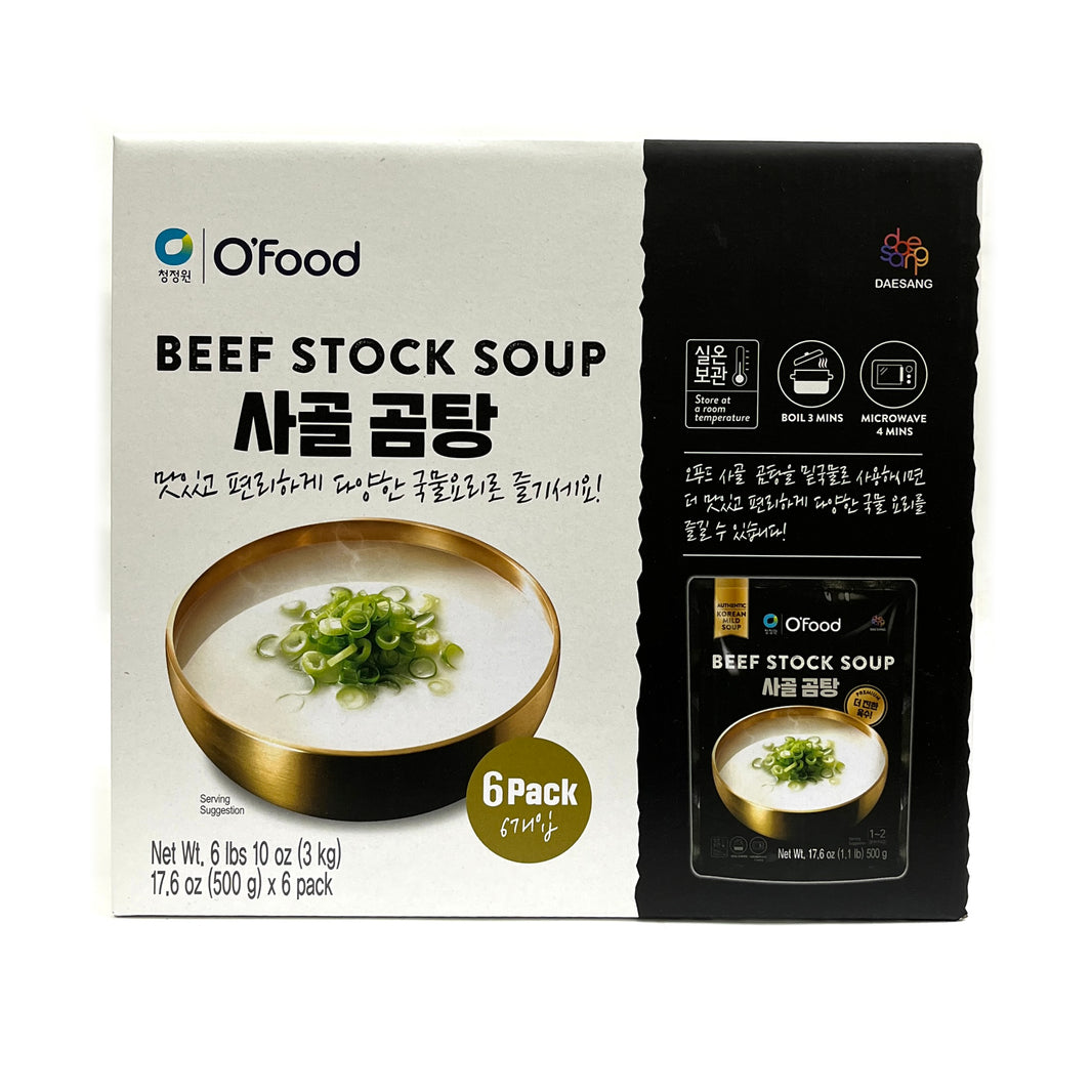 [CJO] O'Food Beef Stock Soup / 청정원 오푸드 사골 곰탕 (500g or 6pcs)