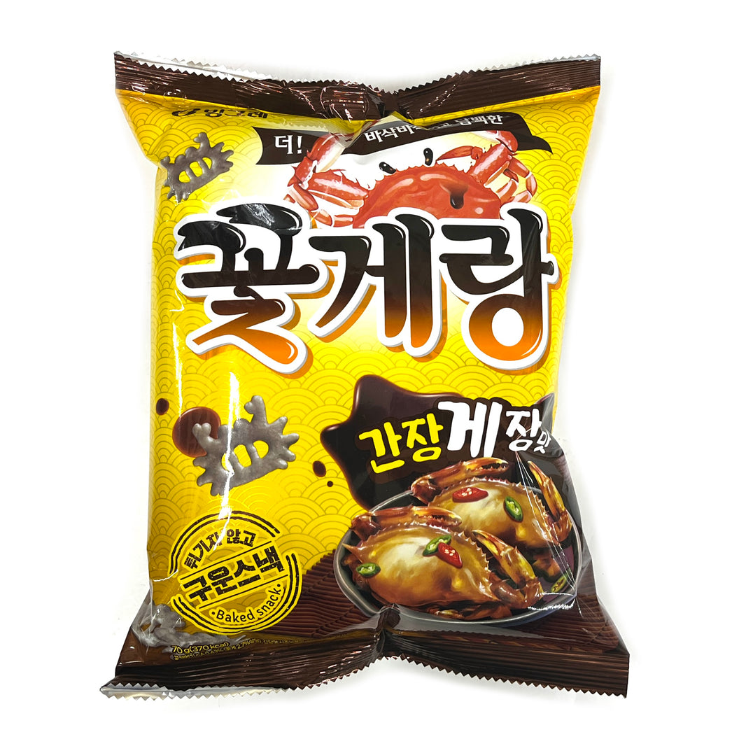 빙그레 꽃게랑 간장게장 맛 스낵 (70g)