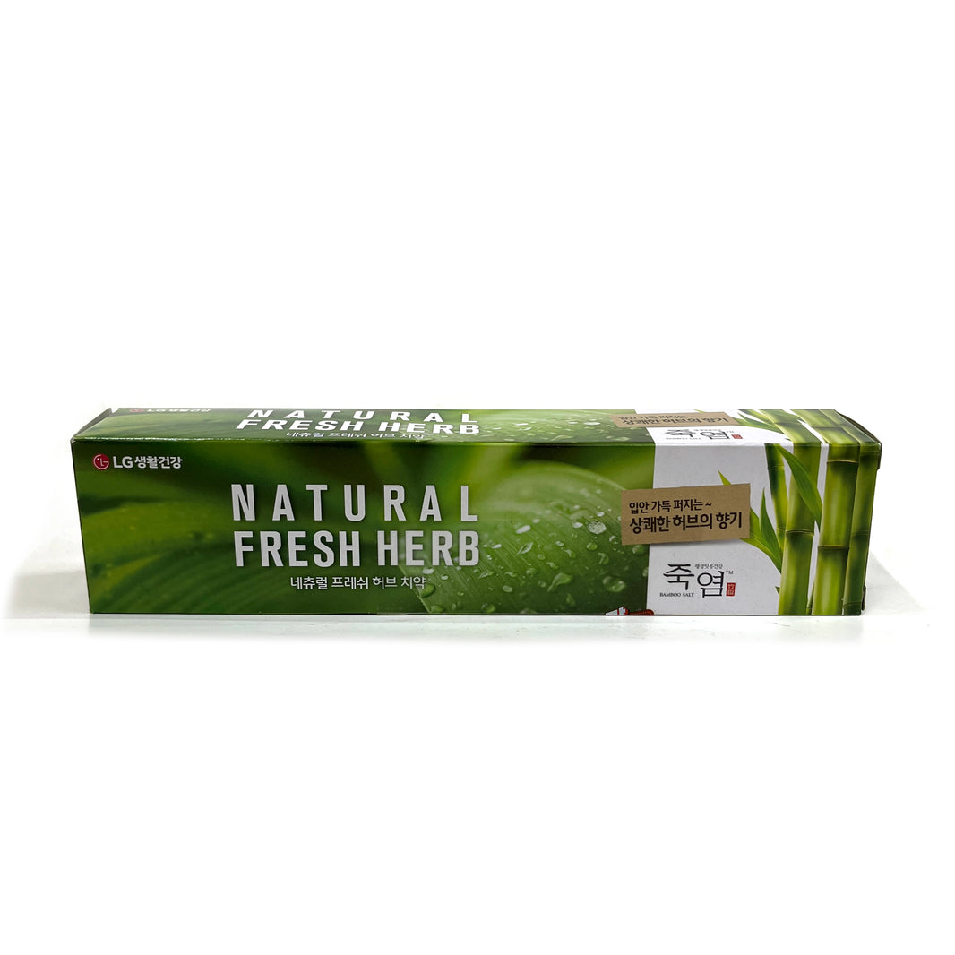 [LG] Natural Fresh Herb Toothpaste / LG 생활건강 네츄럴 프레쉬 허브 (160g)