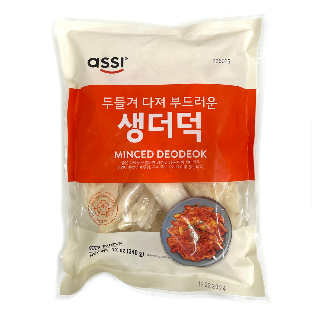 아씨 두들겨 다져 부드러운 생 더덕 (340g)