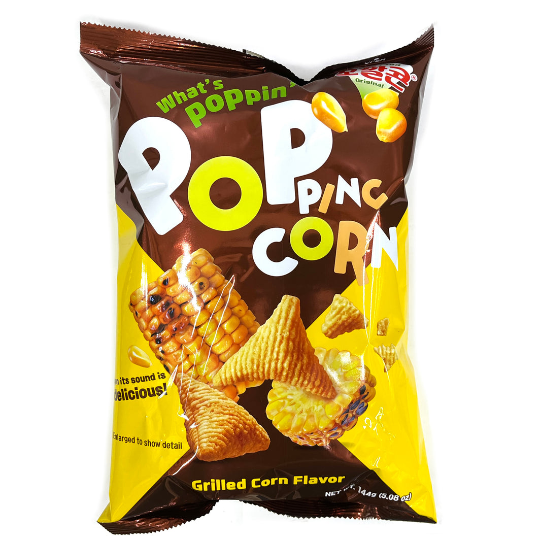 [Lotte] Popping Corn Chip Grilled Corn Flavor / 롯데 꼬깔콘 팝핑콘 군옥수수맛 (144g)