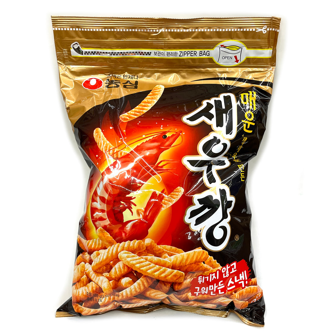[Nongshim] Shrimp Crackers Spicy Flavor / 농심 새우깡 매운맛 (Big Size 400g)