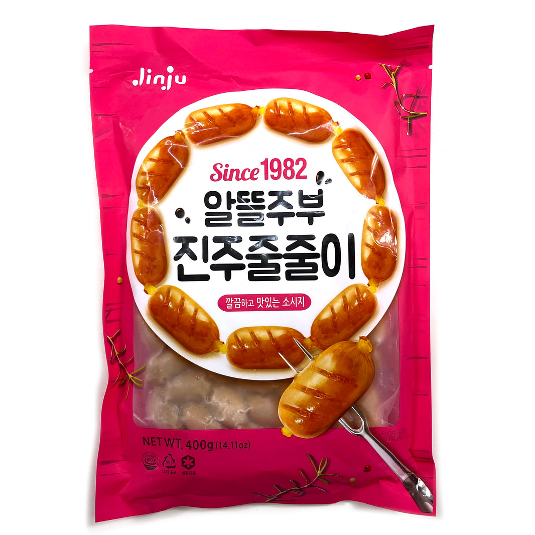 진주 알뜰주부 줄줄이 비엔나 소세지 (400g)