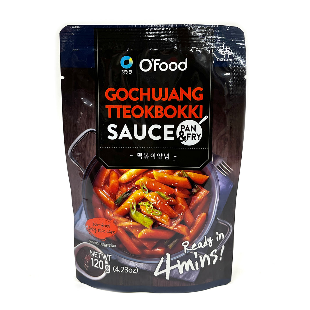 [O'food] Gochujang Tteokbokki Sauce Pan & Fry / 청정원 오푸드 떡볶이 양념 (120g)