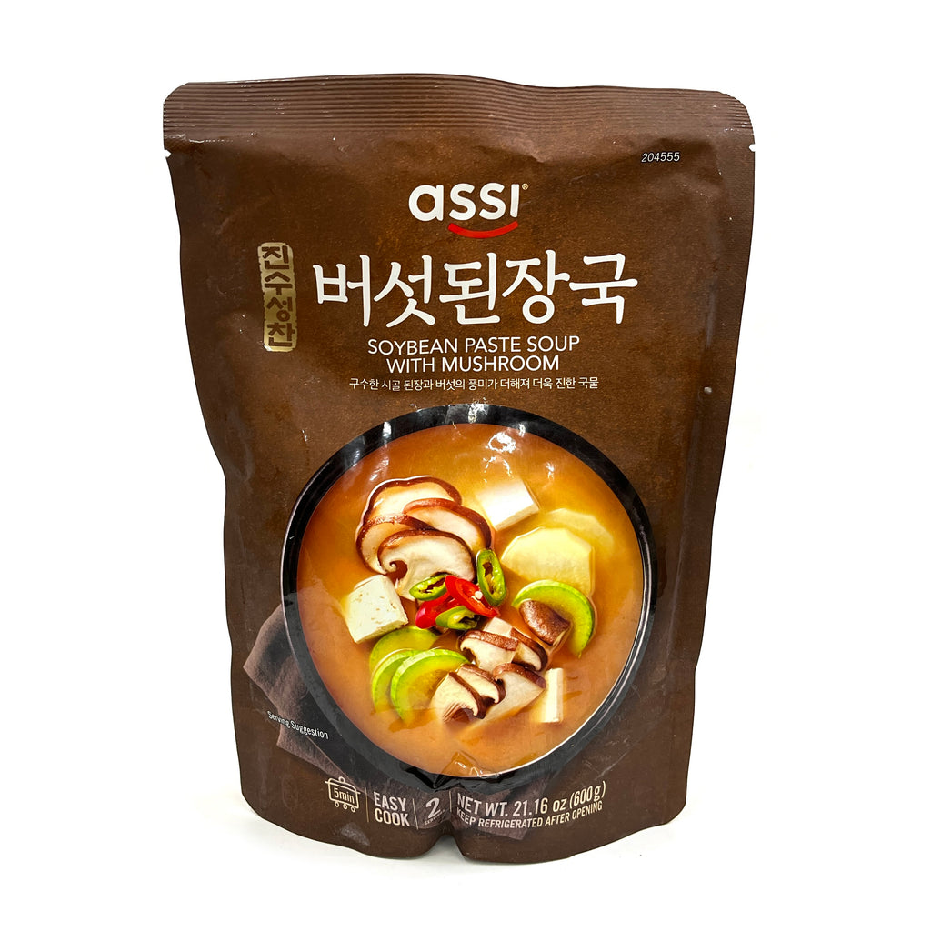 [Assi] Soybean Paste Soup w. Mushroom 5min / 아씨 진수성찬 버섯 된장국 (600g)