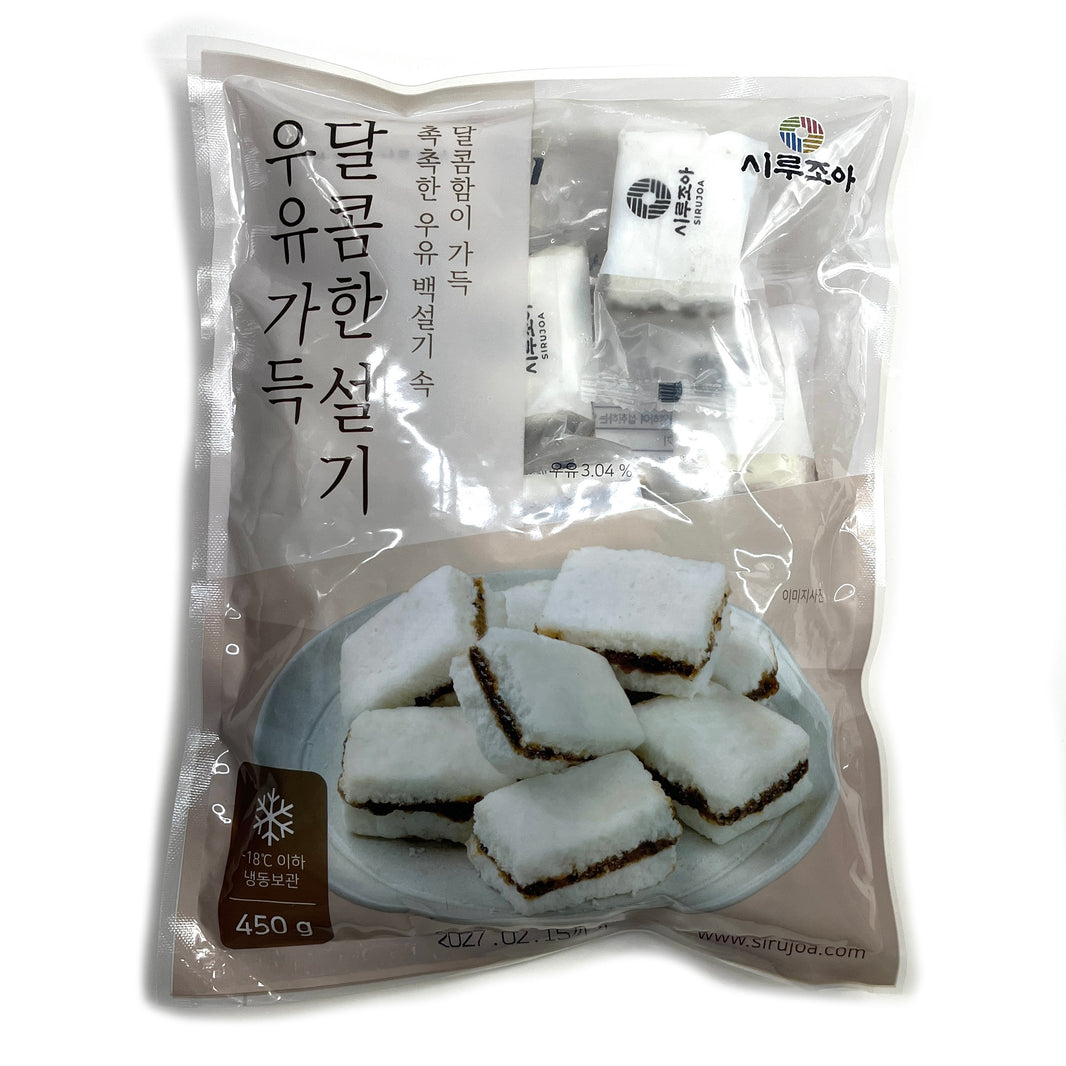 시루조아 우유가득 달콤한 설기 떡 (450g)