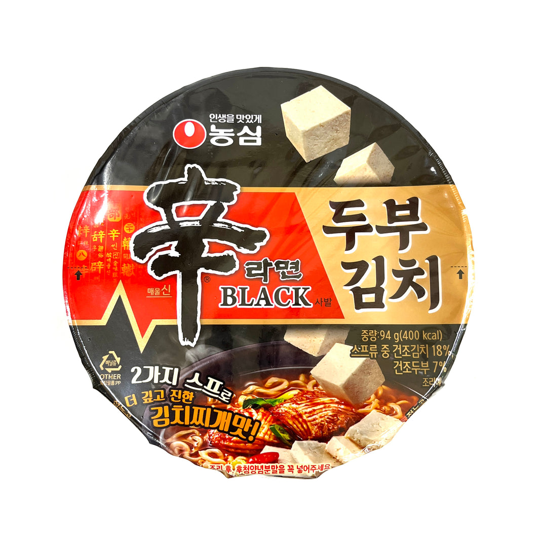 농심 신라면 블랙 두부 김치 큰사발면 (94g)