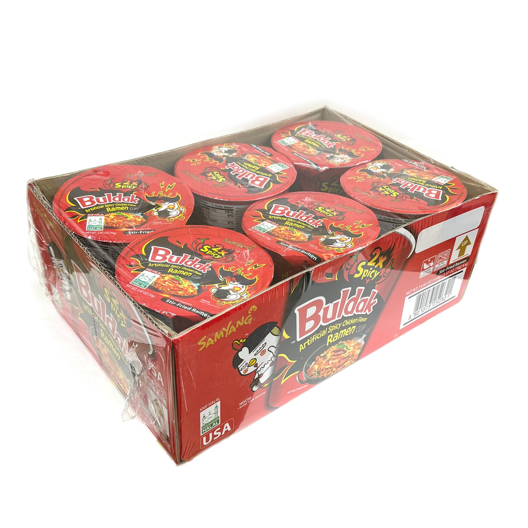 삼양 핵 불닭볶음면 작은 컵 (6cups/Box)