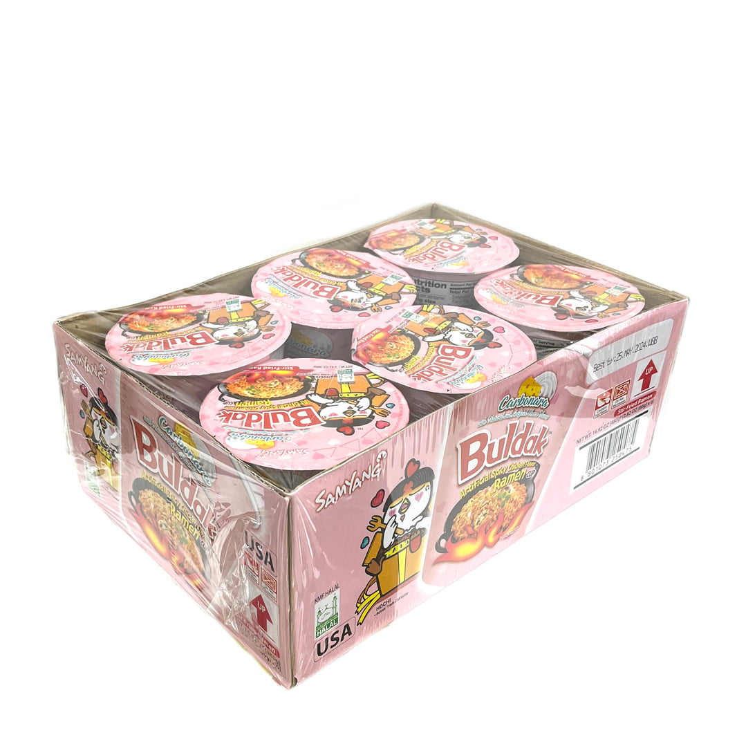 삼양 핵 불닭볶음면 카르보나라 작은 컵 (6cups/Box)