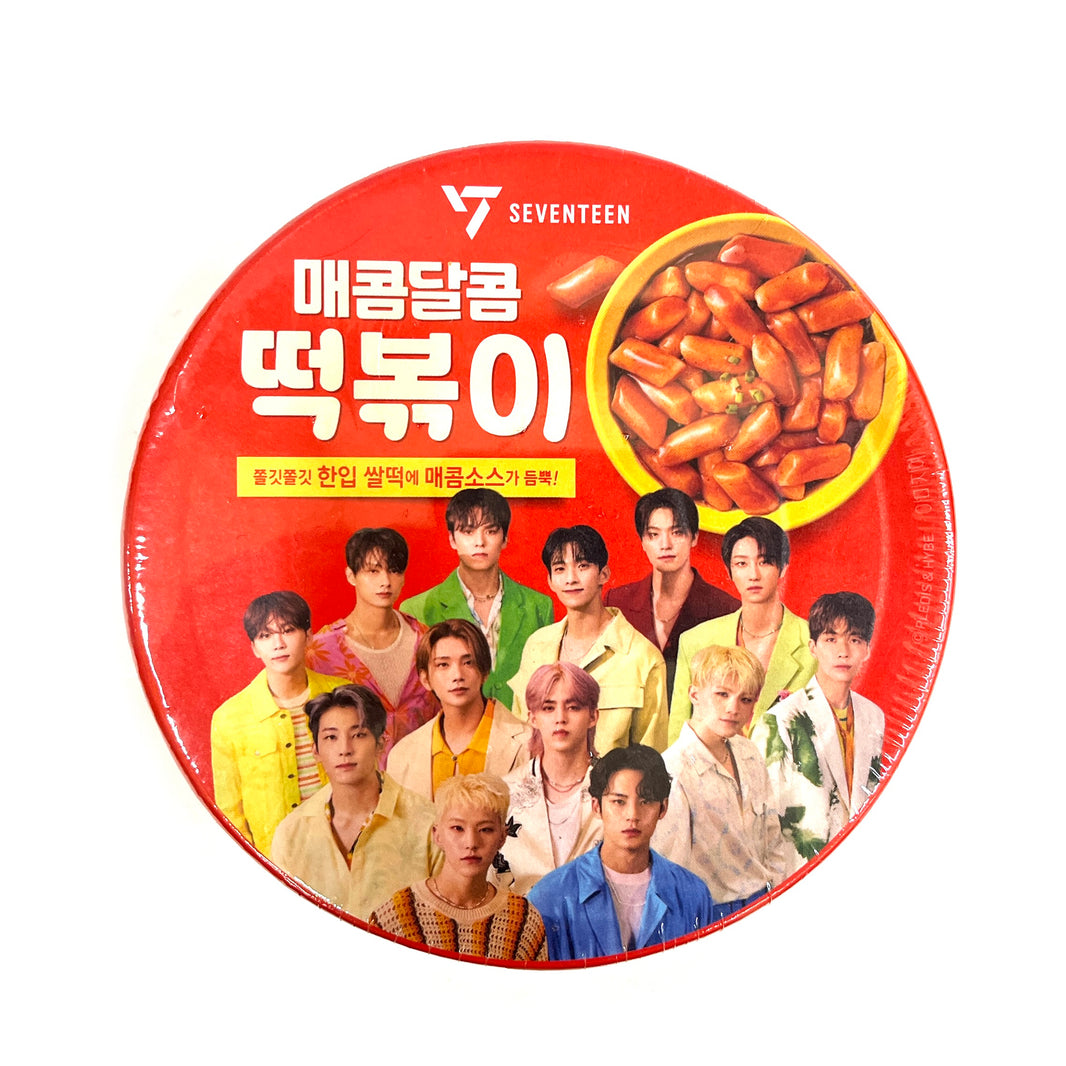 [Seventeen] Eatson Sweet & Spicy Topokki / 세븐틴 잇츠온 매콤달콤 떡볶이 큰컵 (140g)