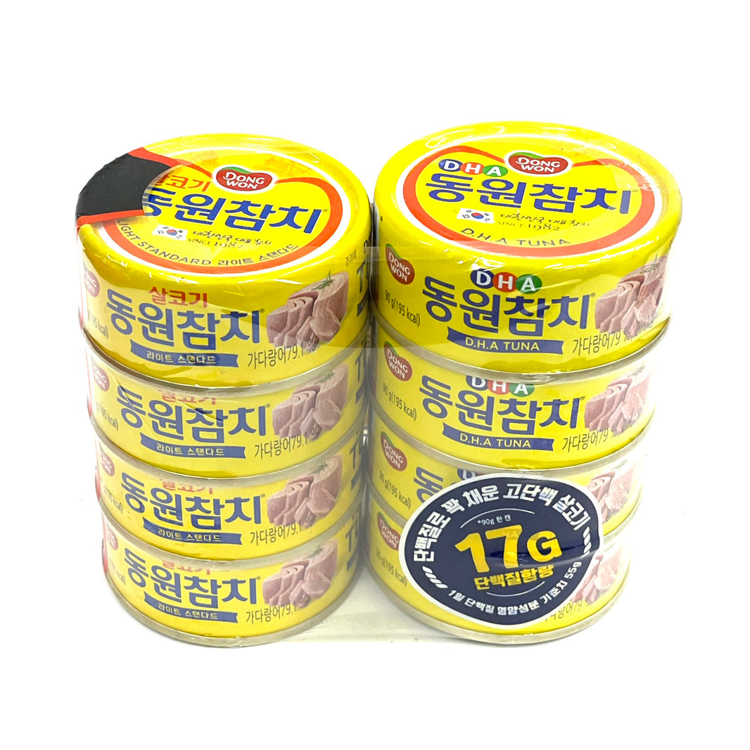 [DongWon] Light Standard Tuna / 동원 참치 8개팩 (90g x 8pk)