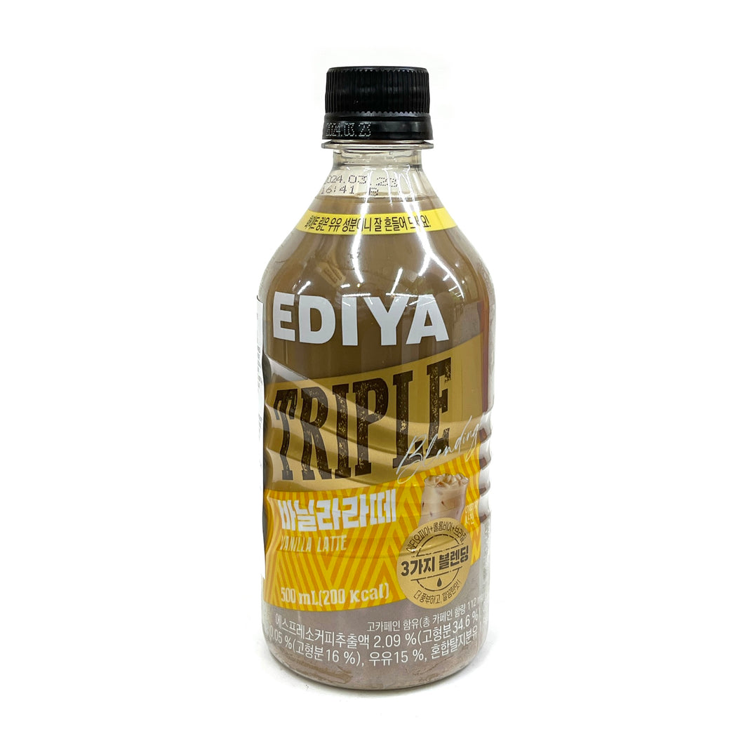 [Ediya] Triple Blending Vanilla Latte Coffee / 에디야 바닐라 라떼 커피 (500ml)