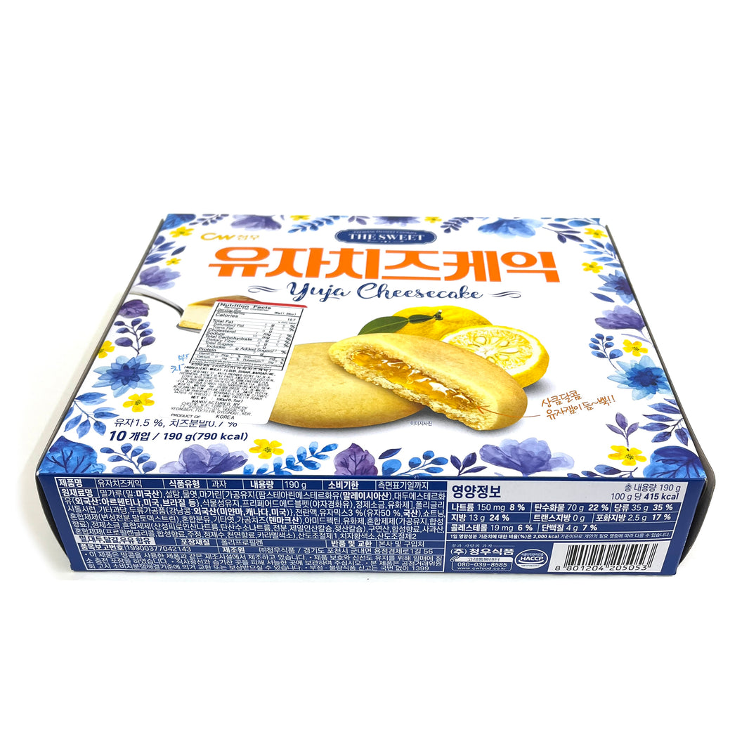 [CW] Yuja Cheesecake Cookies / 청우 유자 치즈 케익 (12Pkgs/Box)