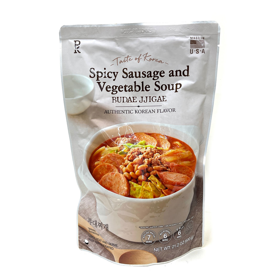 [PK] Budae Jjigae Spicy Sausage & Vegetable Soup / PK 즉석 부대찌개 (600g)