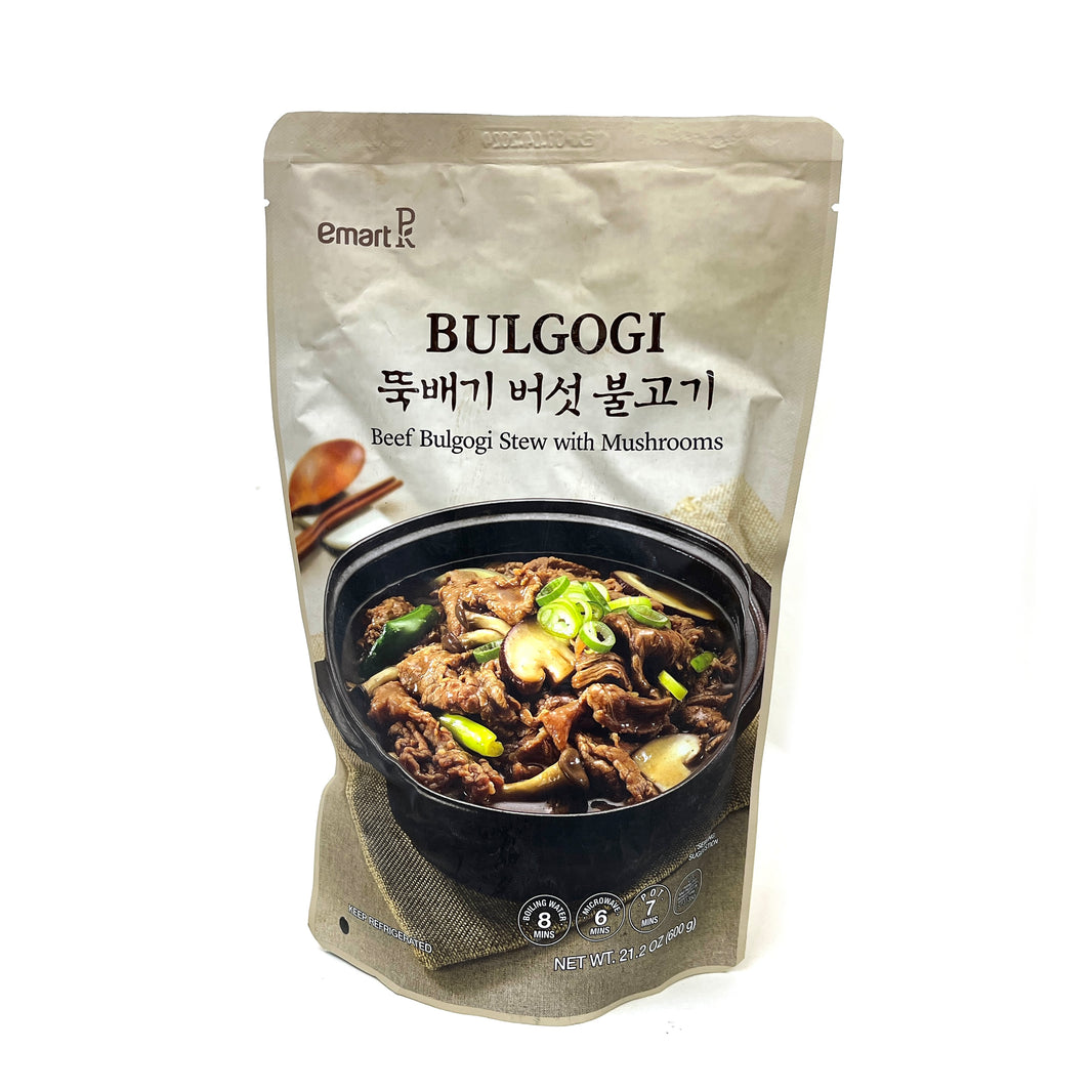 [PK] Bulgogi Beef Bulgogi Stew w. Mushrooms / PK 즉석 뚝배기 버섯 불고기 (600g)