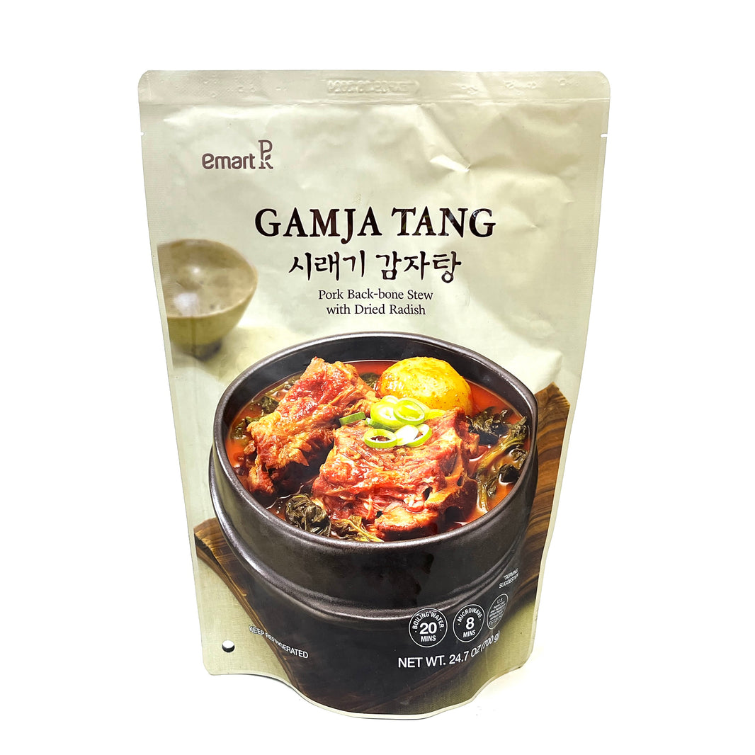 [PK] Gamja Tang Pork Black-Bone Stew w. Dried Radish / PK 즉석 시래기 감자탕 (700g)