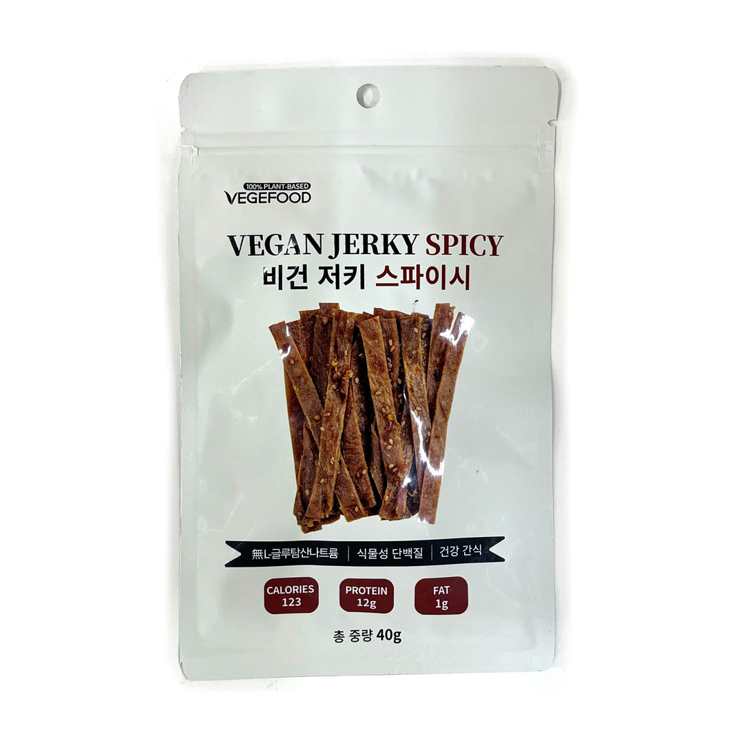 [Vegefood] Vegan Jerky Spicy / 비건푸드 비건 저키 스파이시 (40g)