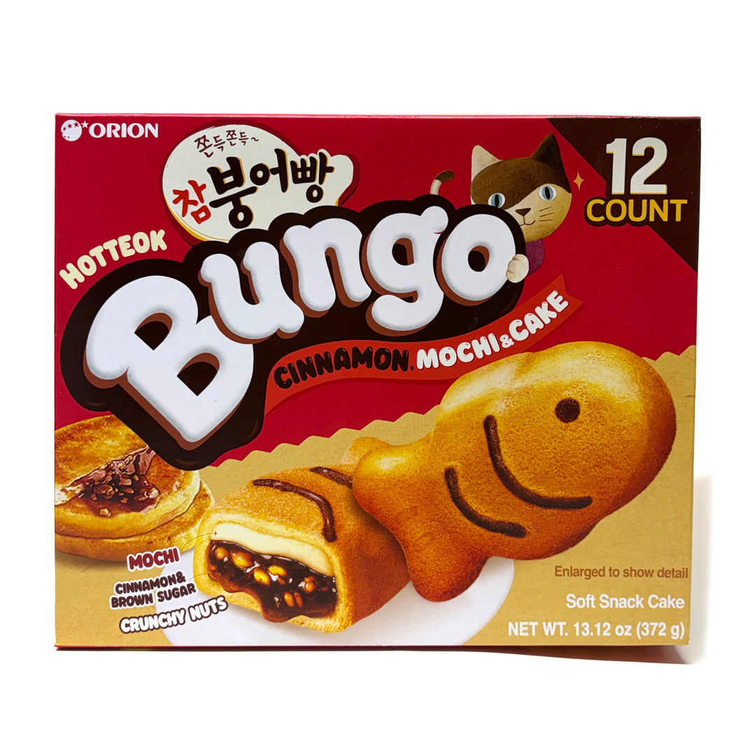 오리온 쫀득쫀득 참 붕어빵 꿀 씨앗 호떡맛 (12pkgs/Box)