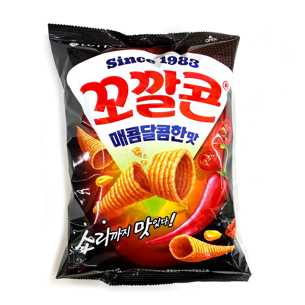 [Lotte] Kkogalcorn Chip Spicy & Sweet / 롯데 꼬깔콘 매콤 달콤한맛 (134g)