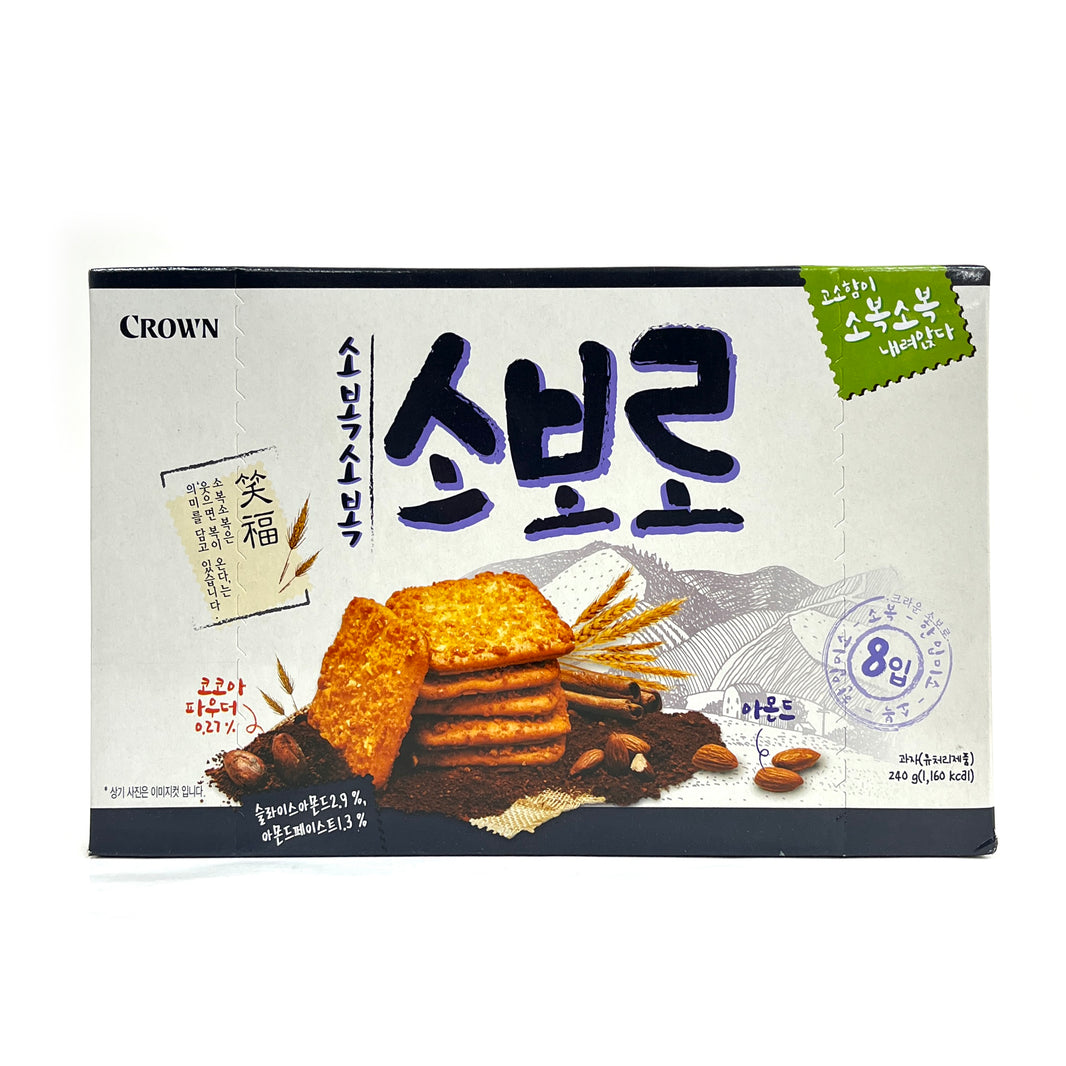 크라운 소복소복 소보로 크래커 (240g)