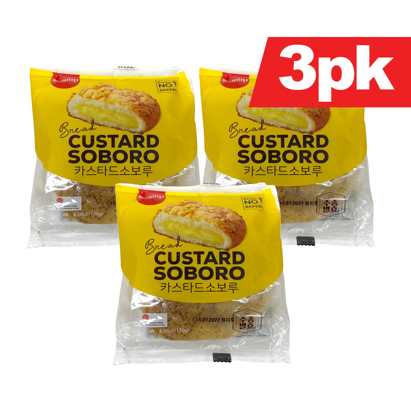 삼립 주종발효 카스타드 소보루 (130g x3pk)
