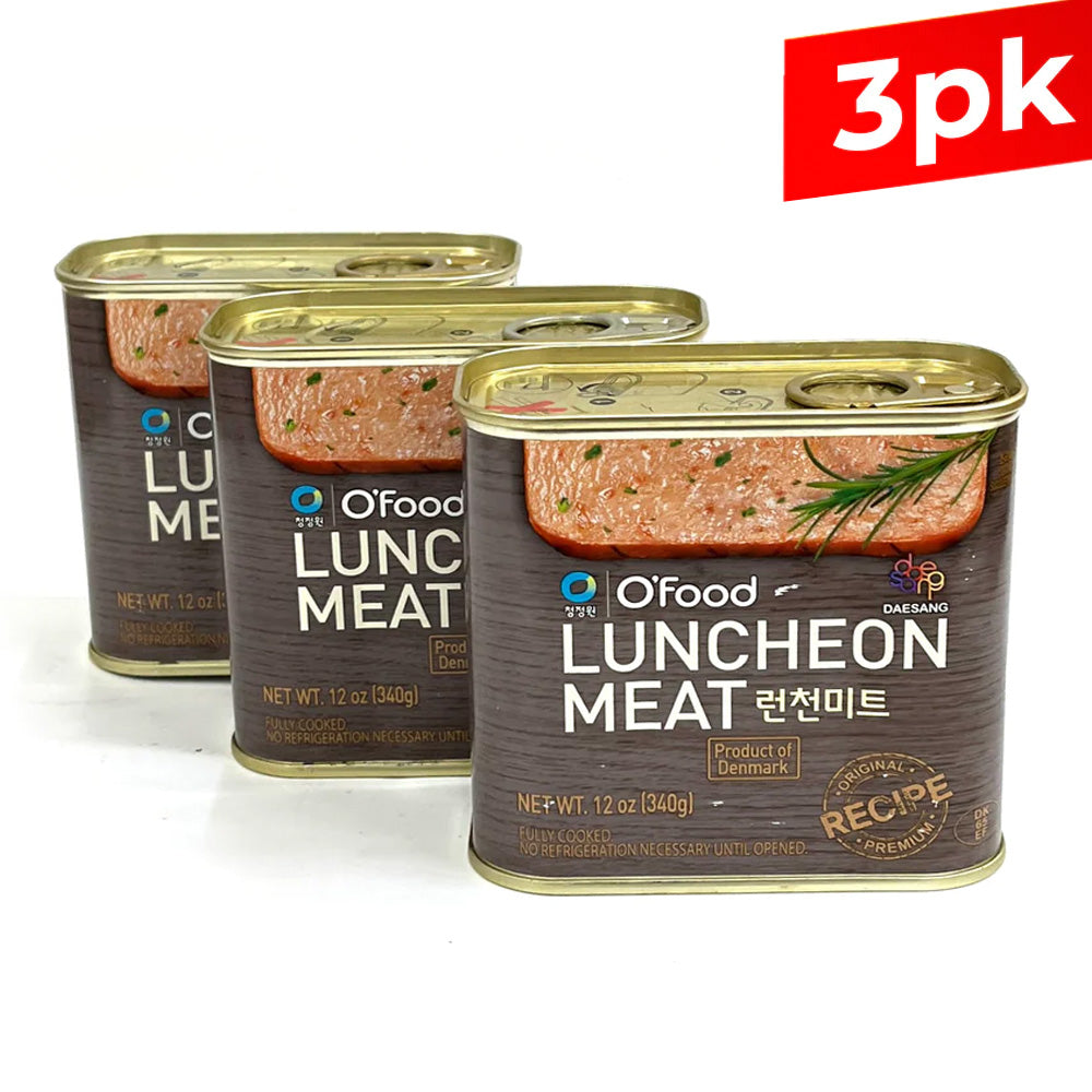 [CJO] O'Food Luncheon Meat / 청정원 오푸드 런천미트 (340g x 3cans)