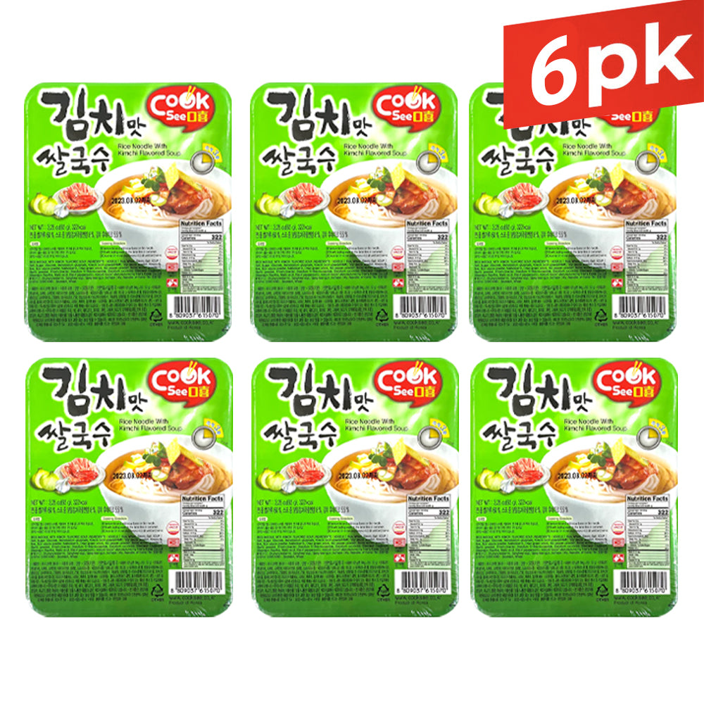 쿡시 김치맛 쌀국수 (92gx6pk)