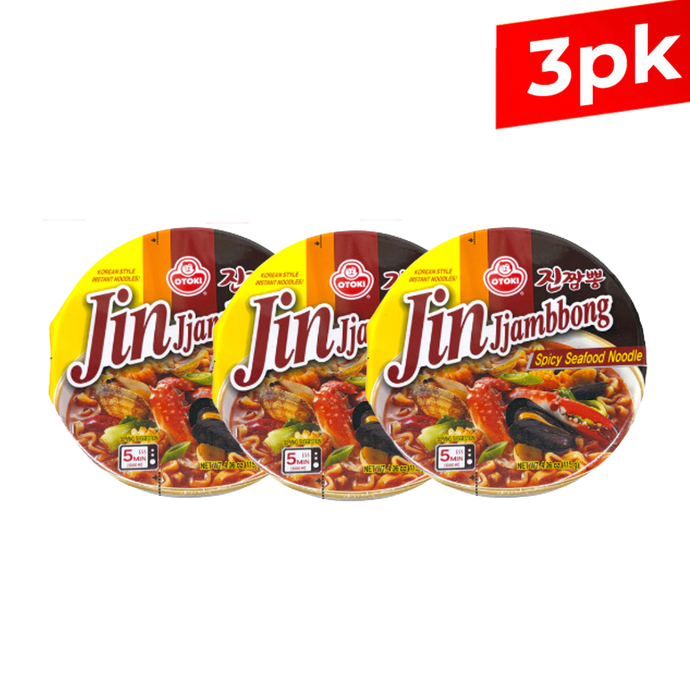 오뚜기 진짬뽕 컵 라면 사발면 큰컵 (115g x3)