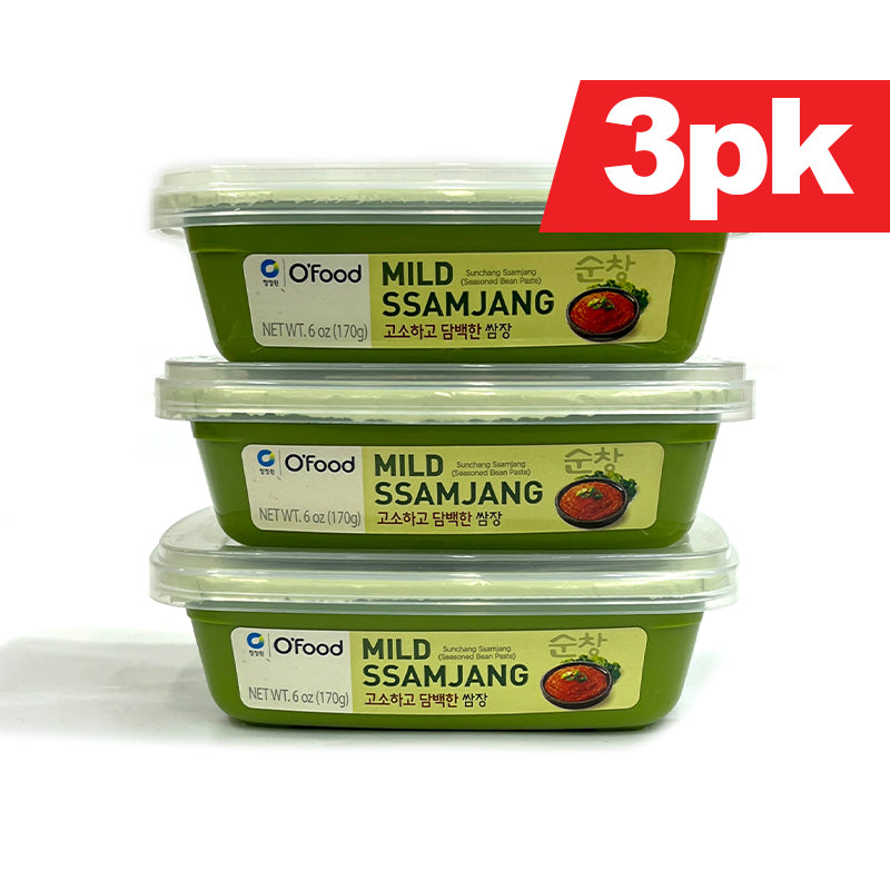 청정원 오푸드 순창 고소하고 담백한 쌈장 (170g x3pk)
