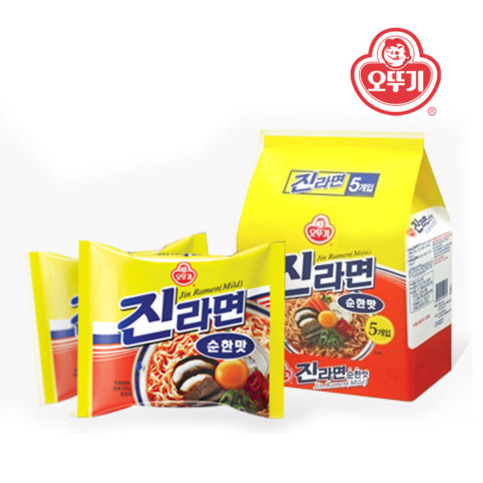 [Ottogi] Jin Ramen Mild / 오뚜기 진라면 순한맛 (4pk or box)