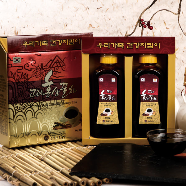 Korean Red Ginseng Honey Tea 1kg(500g x 2ea) /  고려 홍삼 꿀차 1 kg (500g x 2ea)