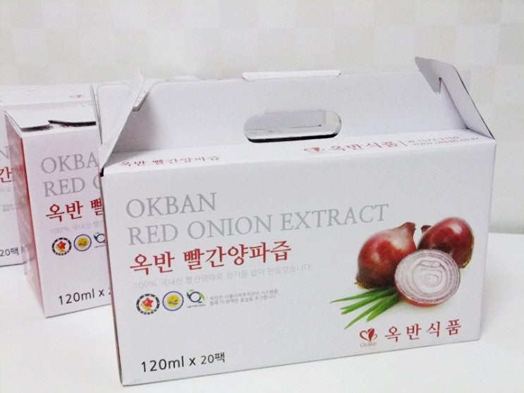 [Okban] Red Onion Extract/ 옥반 식품 빨간 양파즙 ( 25pc x 4box)