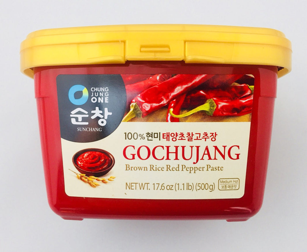 [Sunchang] 100% Brown Rice Hot Pepper Paste / 청정원 순창 100% 현미 태양초 고추장 (500g)