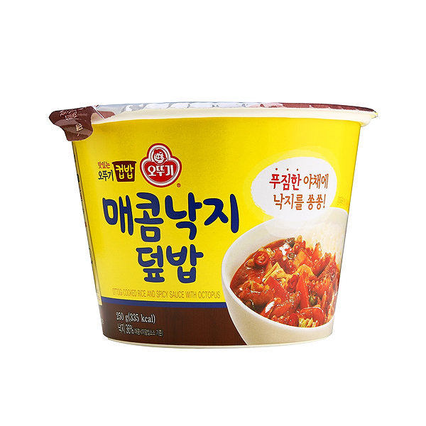 [Ottogi] Cooked Rice & Spicy Sauce w. Octopus /오뚜기 컵밥 매콤낙지 덮밥(250g)
