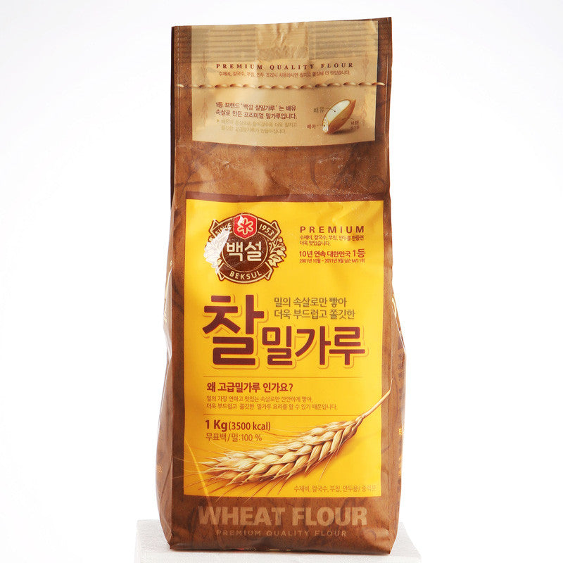 [Beksul] Premium Wheat Flour /백설 찰 밀가루 (1kg)
