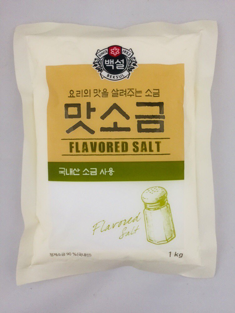 백설 맛 소금 (1kg)