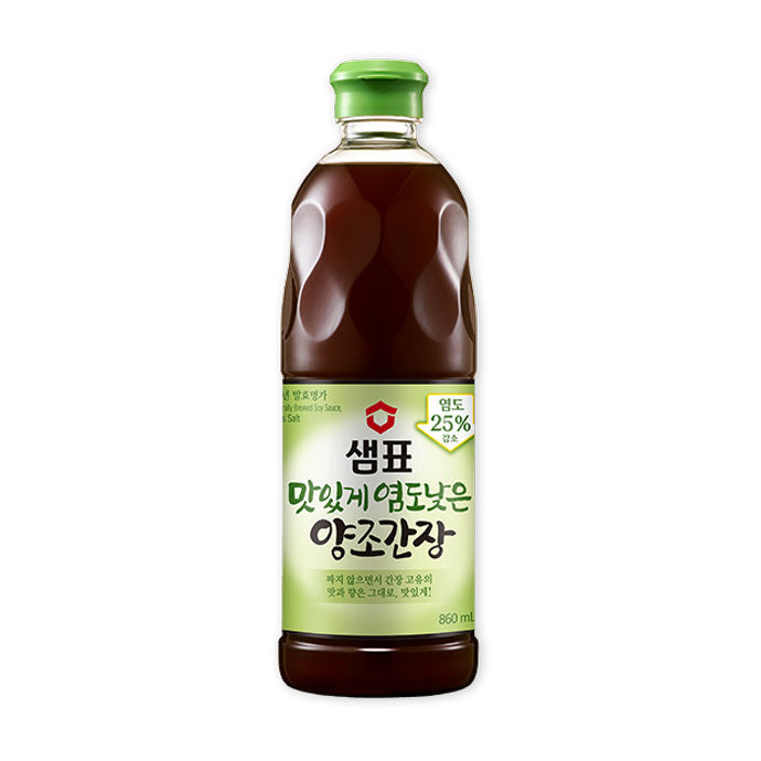 샘표 맛있게 염도낮은 양조간장 (860ml)