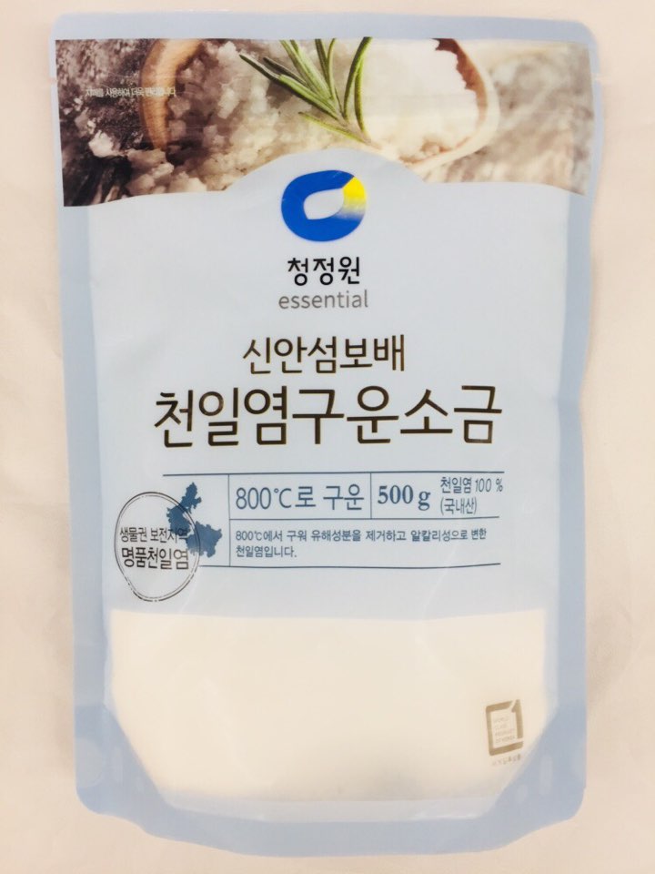 [CJO] ROASTED SALT / 청정원 신안섬보배 천일염 구운소금 500g