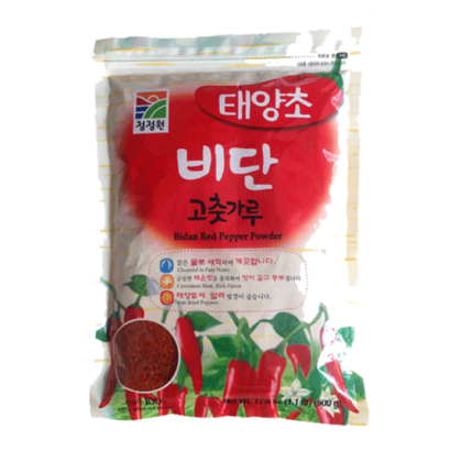 [ChungJungOne] Bidan Red Pepper Powder - Coarse / 청정원 태양초 비단 고춧가루 - 김치용 (500g)