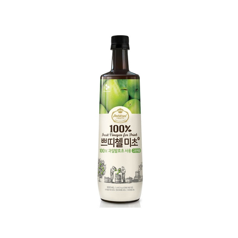 [CJ] Petitzel Fruit Vinegar for Drink Green Apple / CJ 쁘띠첼 미초 그린애플 (900ml)